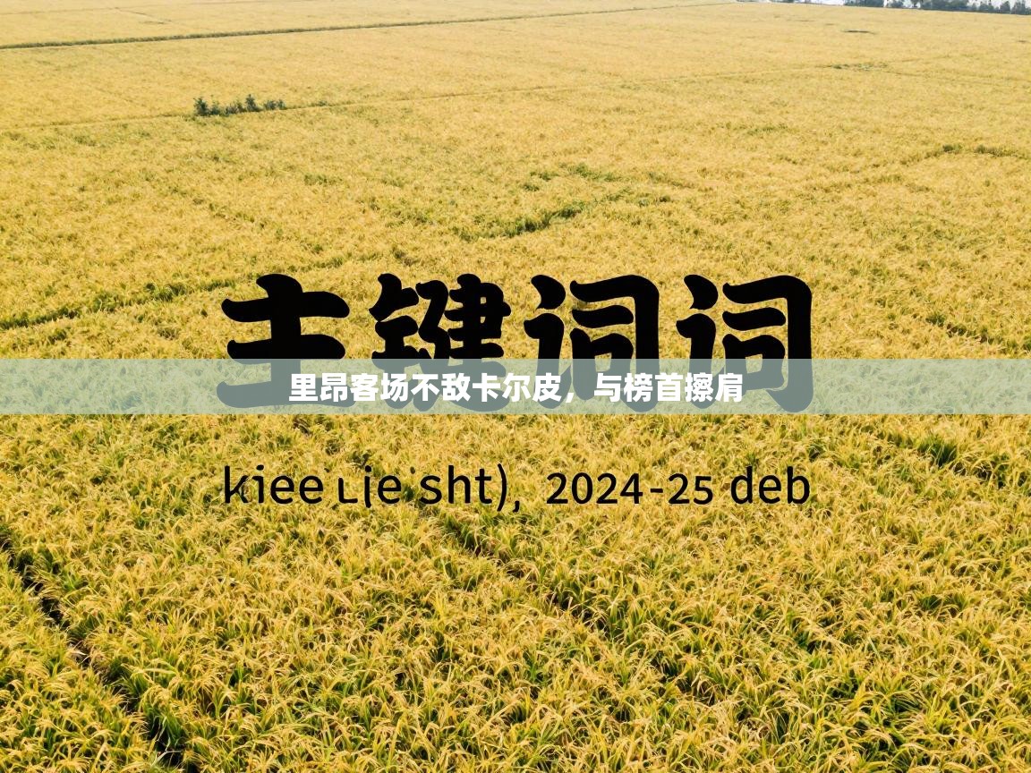 里昂客场不敌卡尔皮,与榜首擦肩 第2张